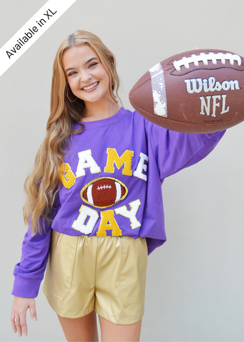 Fuzzy Football Gameday Sweatshirt