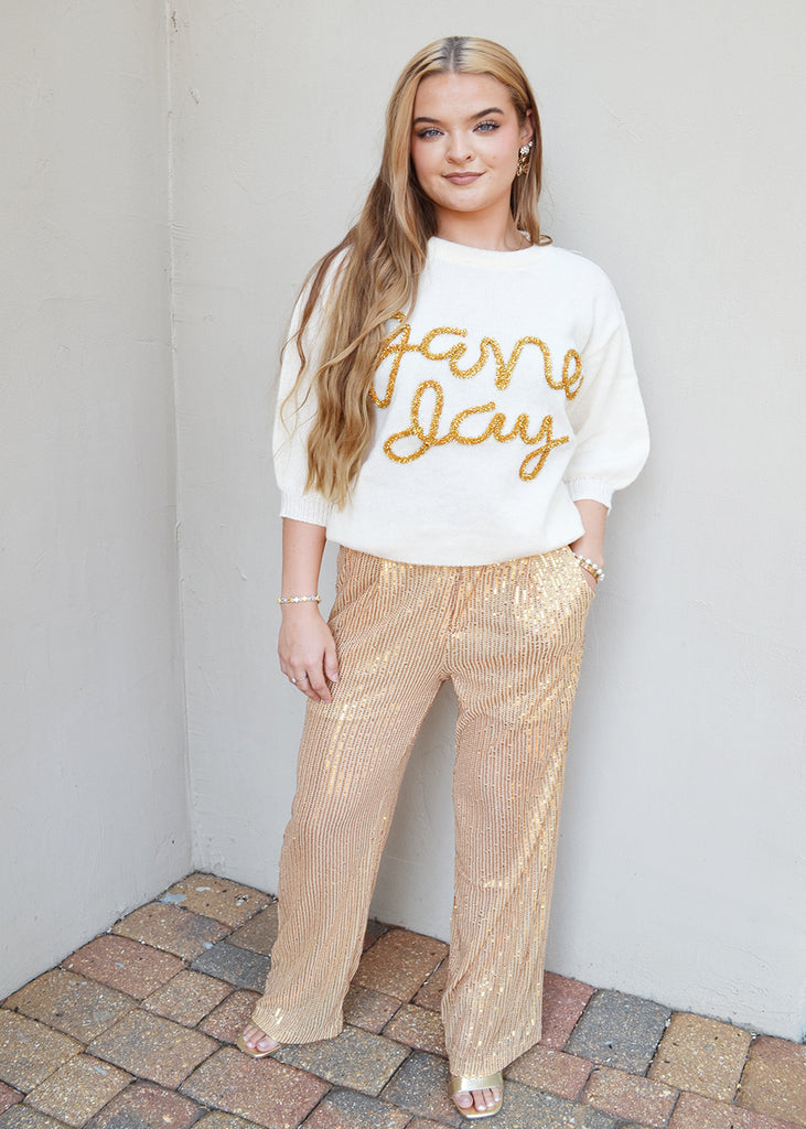 Gold Medal Sequin Pant