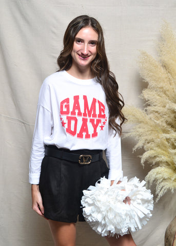 "Game Day" Stars Crop Top