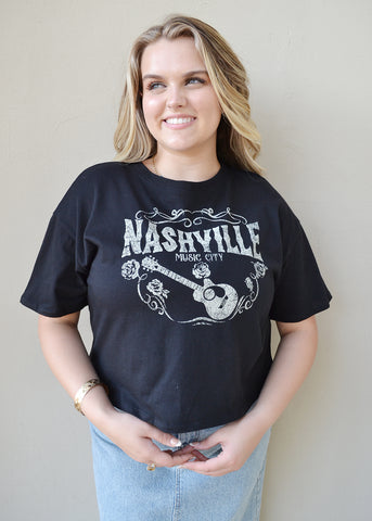"Nashville" Guitar Graphic Tee